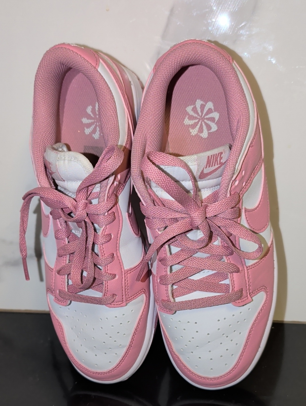 Nike Dunk Low 'Real Pink' Sneakers Wmn's Size 8.5 Like New MSRP $140 - Picture 6 of 9